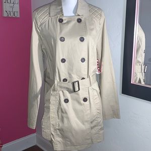 NWT Bongo Wonderlust Quilted Trench Coat